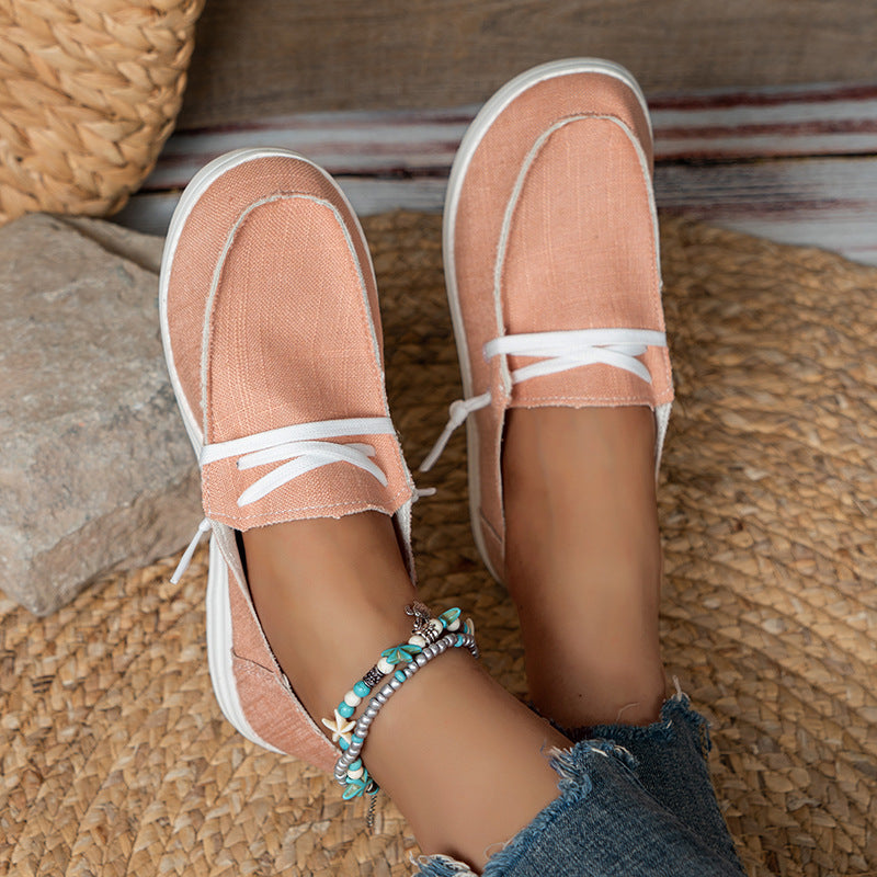 Damen bequeme und stylische Slip-On Sneakers R&B