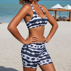 Damen Sport-Bikini-Set mit hochwertiger Struktur R&B