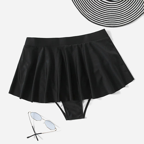 Damen Baderock mit integrierter Bikinihose R&B