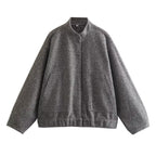 Damen Oversize-Winterjacke mit praktischen Taschen R&B