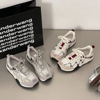 Damen modische Sneaker mit atmungsaktiver Netzoberfläche und komfortablem Dämpfungssystem R&B