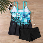Damen Schwimmanzug mit modischem Schnitt und eleganter, fließender A-Linie R&B