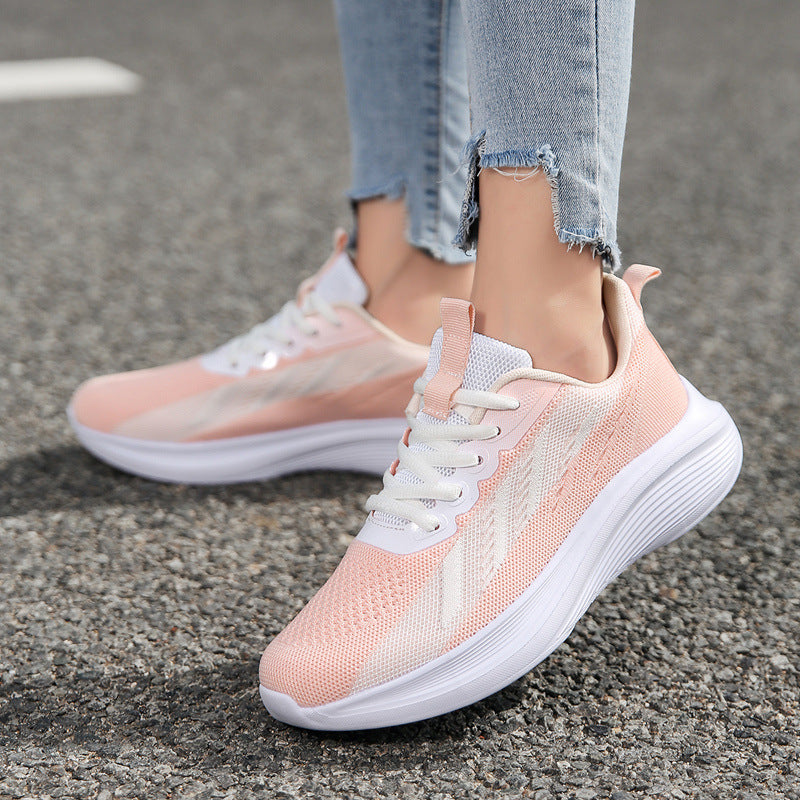Damen Leichte und atmungsaktive Laufschuhe mit elastischem Obermaterial und flexibler Sohle R&B