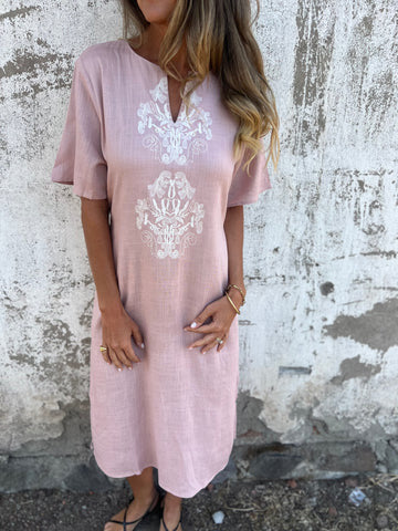 Damen Sommerliches Kleid mit aufwendiger Stickerei R&B