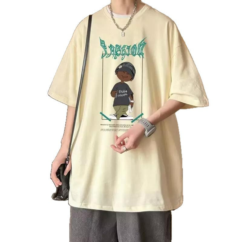 Damen oversized T-Shirt mit grafischem Print und lässigem Schnitt