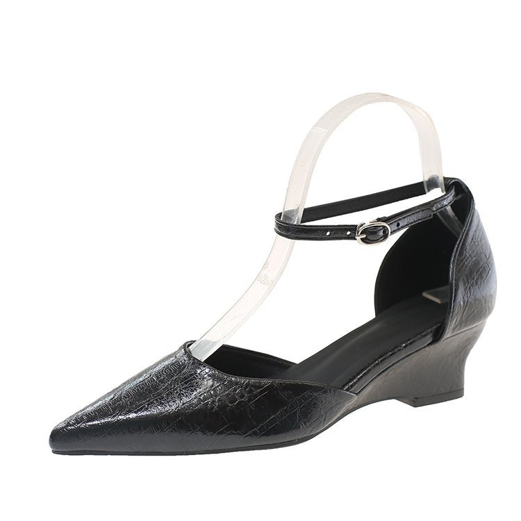 Damen elegante Slingback-Pumps mit transparentem Riemendesign und schickem Blockabsatz R&B