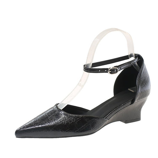 Damen elegante Slingback-Pumps mit transparentem Riemendesign und schickem Blockabsatz R&B