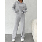 Damen lässiger Strickanzug R&B