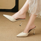 Damen Elegante Slingback-Pumps mit spitzem Zehenbereich und hohem Absatz R&B