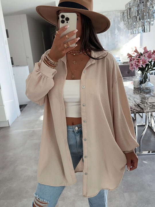 Damen Übergröße Hemdbluse R&B