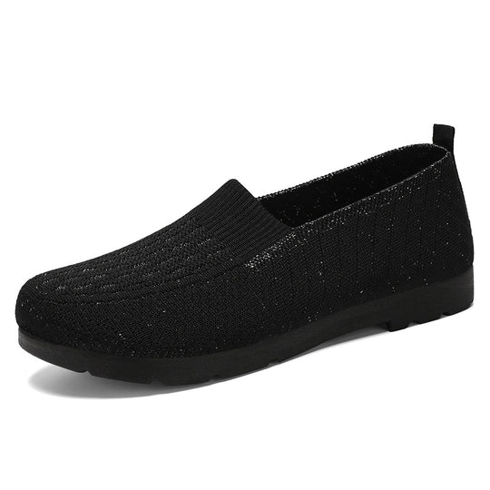 Damen Elastische Slip-On Freizeitschuhe R&B