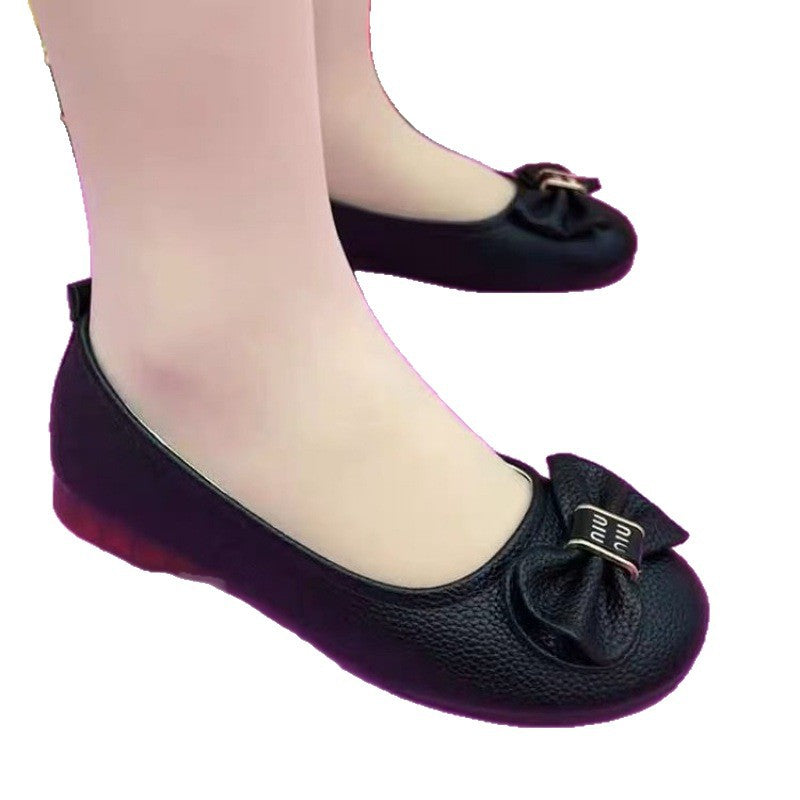 Damen Ballerinas mit eleganter Schleifenverzierung und komfortablem Fußbett R&B