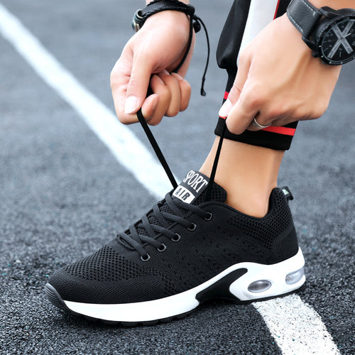 Damen Sportliche Laufschuhe mit atmungsaktiver Mesh-Oberfläche und dämpfenden Eigenschaften R&B