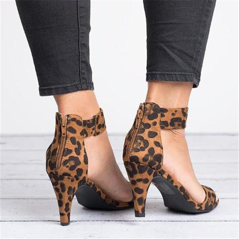Damen elegante High Heels mit komfortablem Riemen und stiletto Absatz R&B