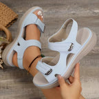 Damen Komfortable Sandalen mit verstellbarem Riemendesign und ergonomischem Fußbett R&B