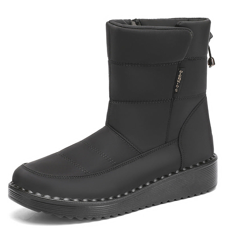 Damen Wärmende Winterstiefel mit rutschfester Sohle und praktischem Reißverschluss R&B