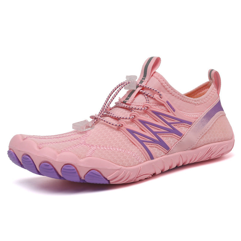 Damen Barfuß-Sportschuhe mit rutschfester Sohle und elastischem Schnellschnürsystem R&B