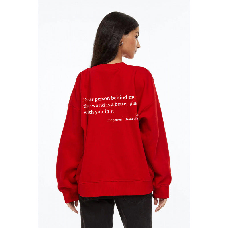 Damen Sweatshirt mit inspirierendem Schriftzug R&B