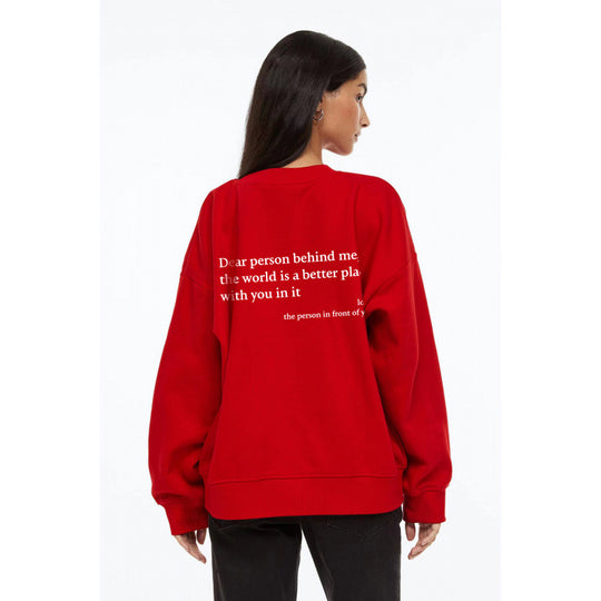 Damen Sweatshirt mit inspirierendem Schriftzug R&B