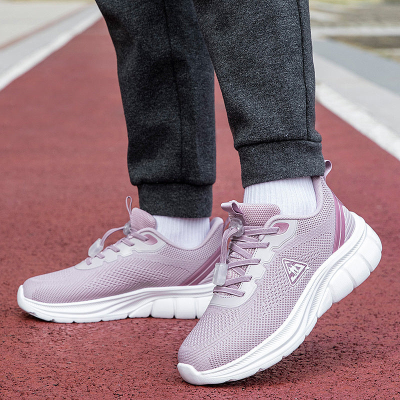 Damen Sportliche Sneakers mit atmungsaktivem Mesh und rutschfester Sohle