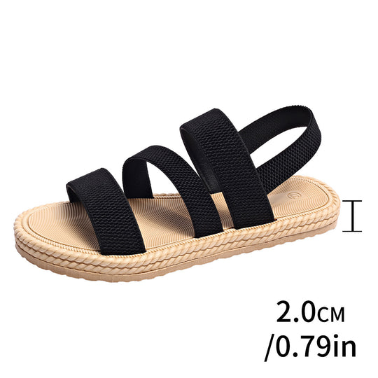 Damen Freizeitsandalen mit verstellbaren Riemen und rutschfester Sohle R&B