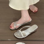 Damen Wedge-Sandalen mit elegantem Riemendesign und komfortablem Fußbett R&B