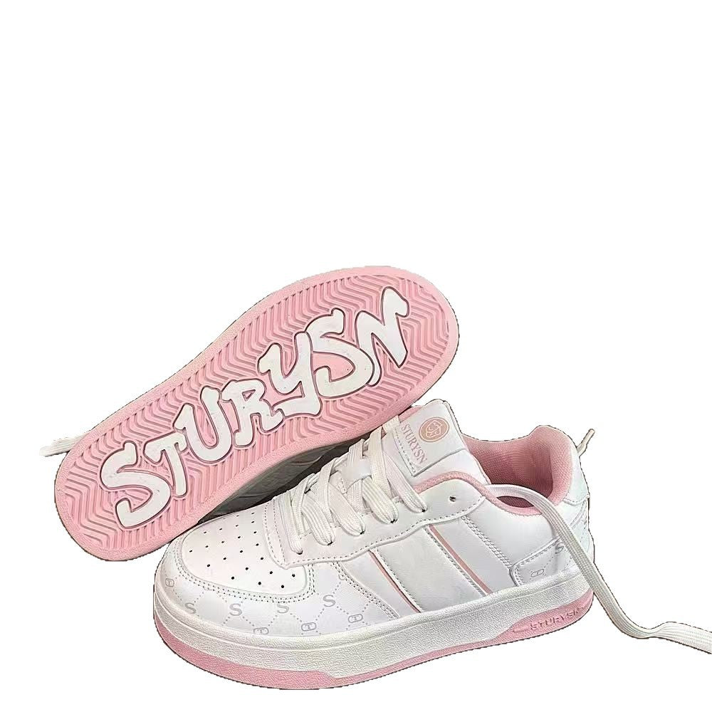 Damen Sportliche Sneakers mit dickem Komfort-Fußbett und atmungsaktiver Oberflächenstruktur R&B