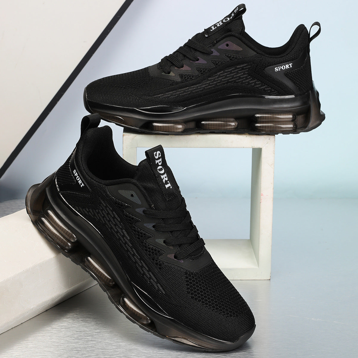 Damen Sportliche Laufschuhe mit atmungsaktivem Gewe und dämpfender Sohle
