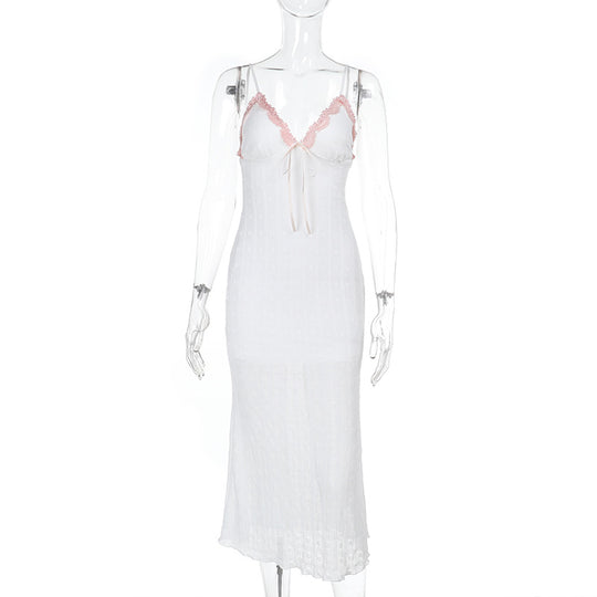 Damen figurbetonte Bluse mit Rüschendetails und Schnürung R&B
