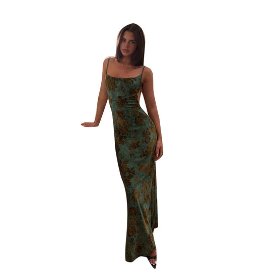Damen Elegantes Abendkleid mit raffiniertem Rückenausschnitt R&B