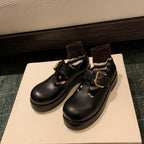 Damen elegante Mary Jane Schuhe mit modischem Schnallenverschluss