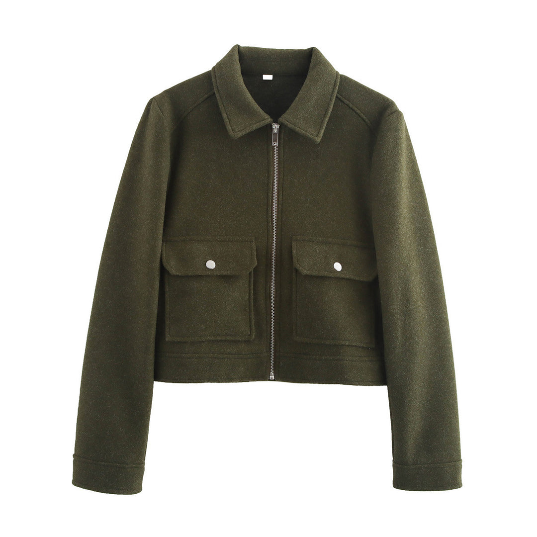 Damen cropped Utility-Jacke R&B