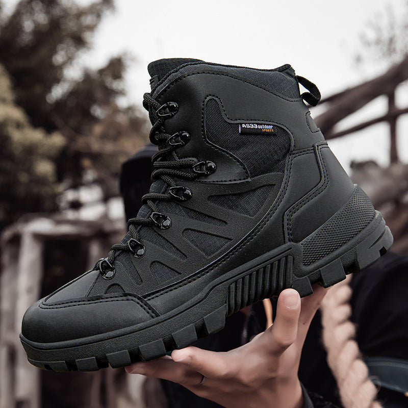 Herren Multifunktionale Trekkingstiefel mit hohem Knöchelschutz und robustem Design R&B