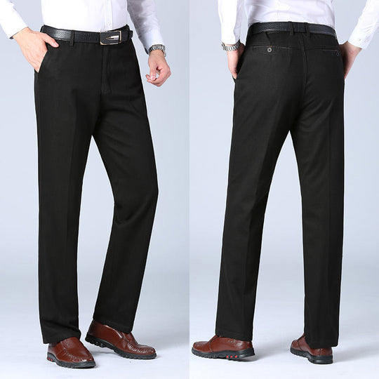 Herren Elegante Anzughose mit schmalem Schnitt und praktischen Taschen R&B