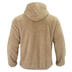 Herren kuscheliger Fleece-Hoodie mit Kapuze und Reißverschluss R&B