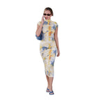 Damen Maxikleid im elegantem Floral Design R&B