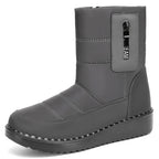 Damen Warmfutter Winterstiefel mit rutschfester Sohle R&B