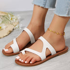 Damen Riemensandalen mit modischem Schnitt und bequemer Sohle R&B
