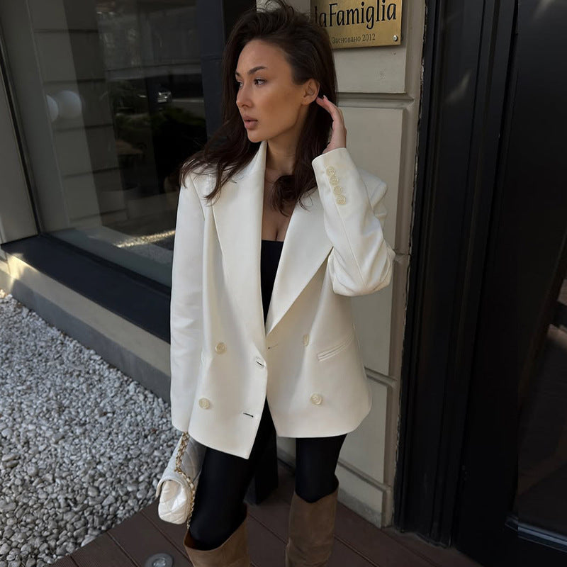 Damen eleganter Oversize-Blazer R&B