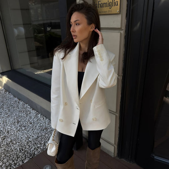 Damen eleganter Oversize-Blazer R&B