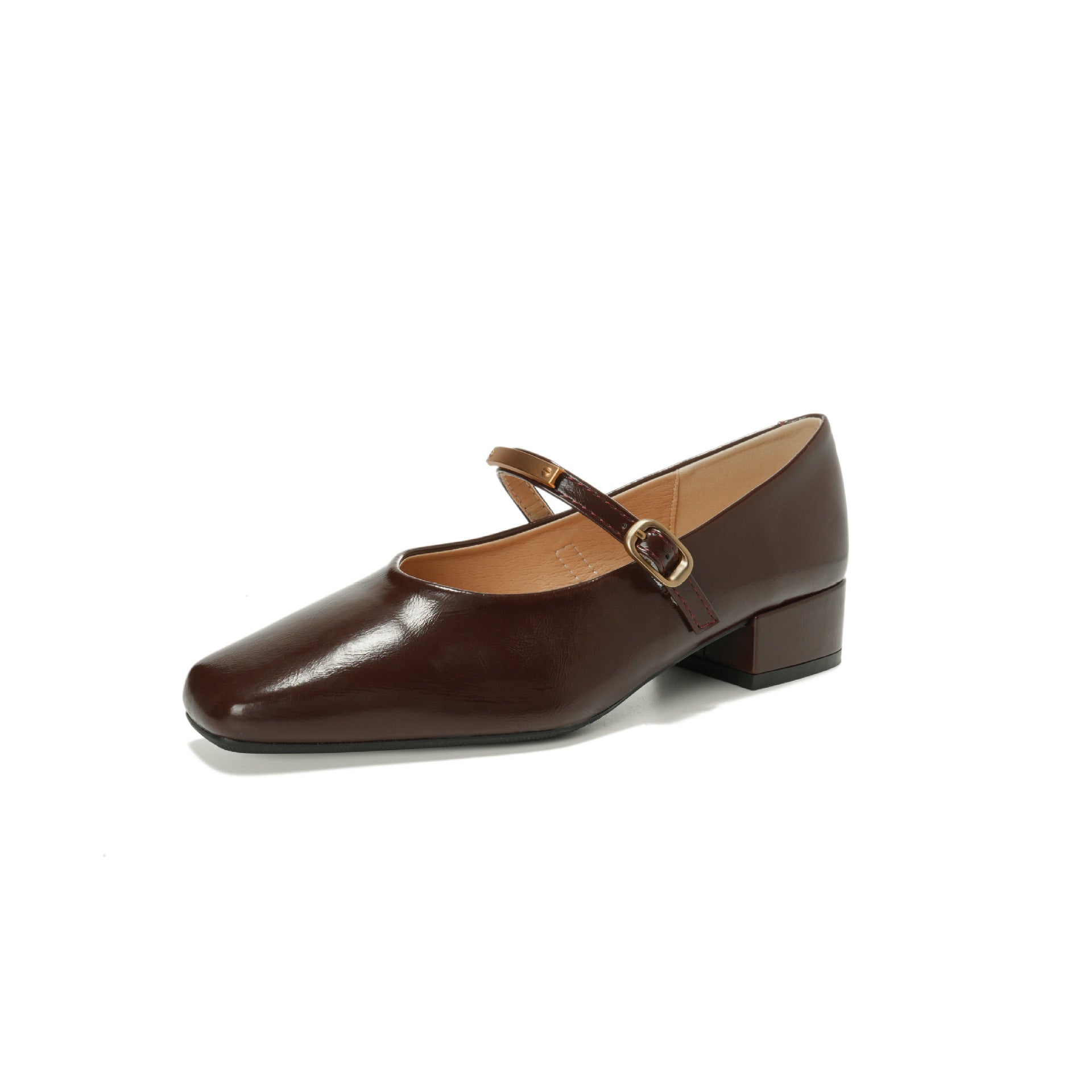Damen elegante Mary-Jane Schuh mit verstellbarem Riemen