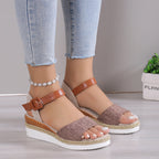 Damen Raffinierte Sandalen im Espadrille-Stil R&B