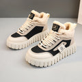Damen modische High-Top Sneakers mit weich gefüttertem Innenfutter und rutschfester Sohle R&B