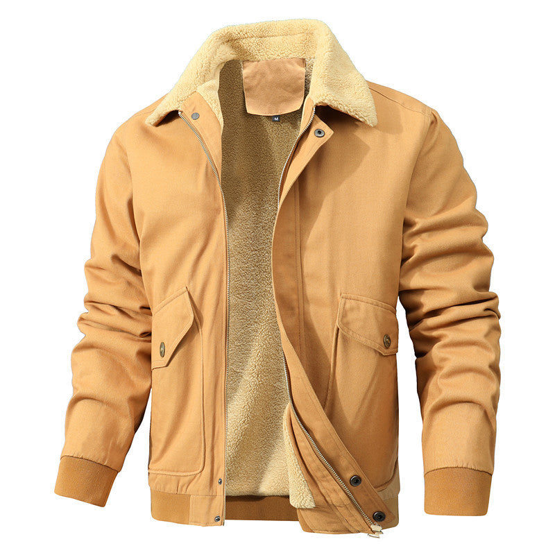 Herren modische Jacke mit luxuriösem Fleecefutter R&B