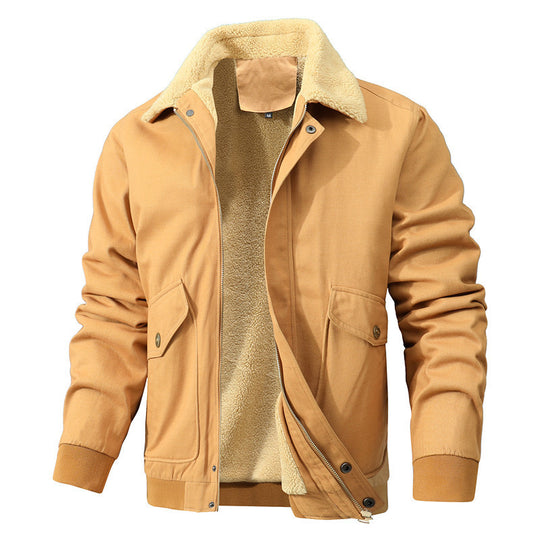 Herren modische Jacke mit luxuriösem Fleecefutter R&B