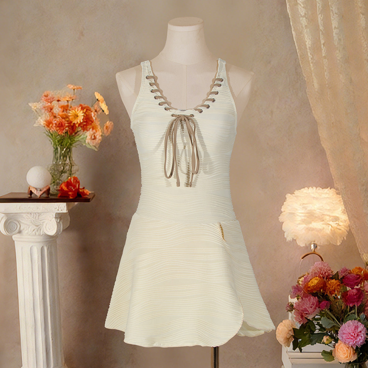 Damen Sommerkleid mit lockerer Passform R&B