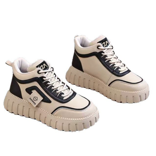 Damen Sportliche Chunky Sneakers mit verstärkter Sohle und atmungsaktivem Obermaterial R&B