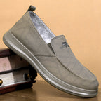 Damen Bequeme Slip-On Freizeitschuhe mit rutschfester Sohle und elastischem Obermaterial