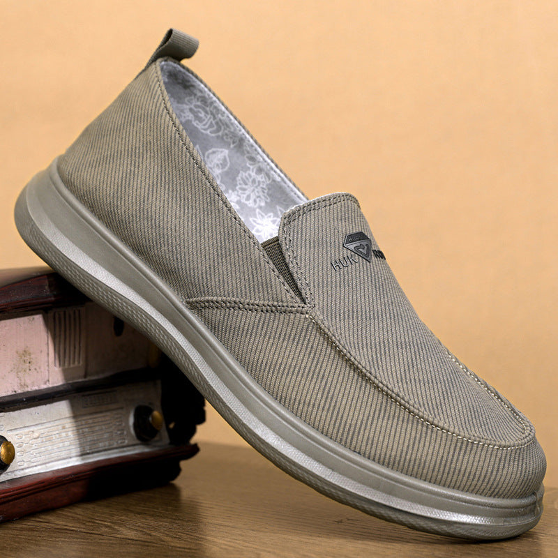 Damen Bequeme Slip-On Freizeitschuhe mit rutschfester Sohle und elastischem Obermaterial