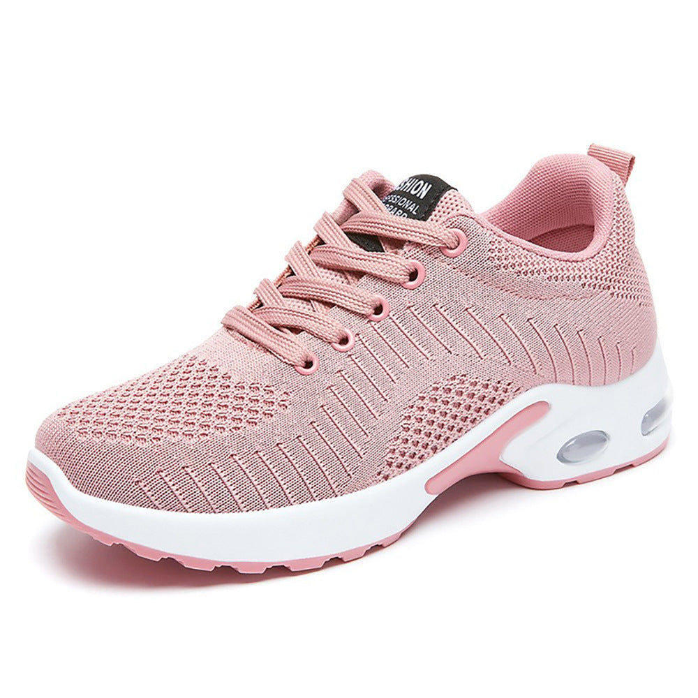 Damen Fitness-Sneaker mit atmungsaktivem Mesh-Obermaterial und dämpfender Sohle R&B